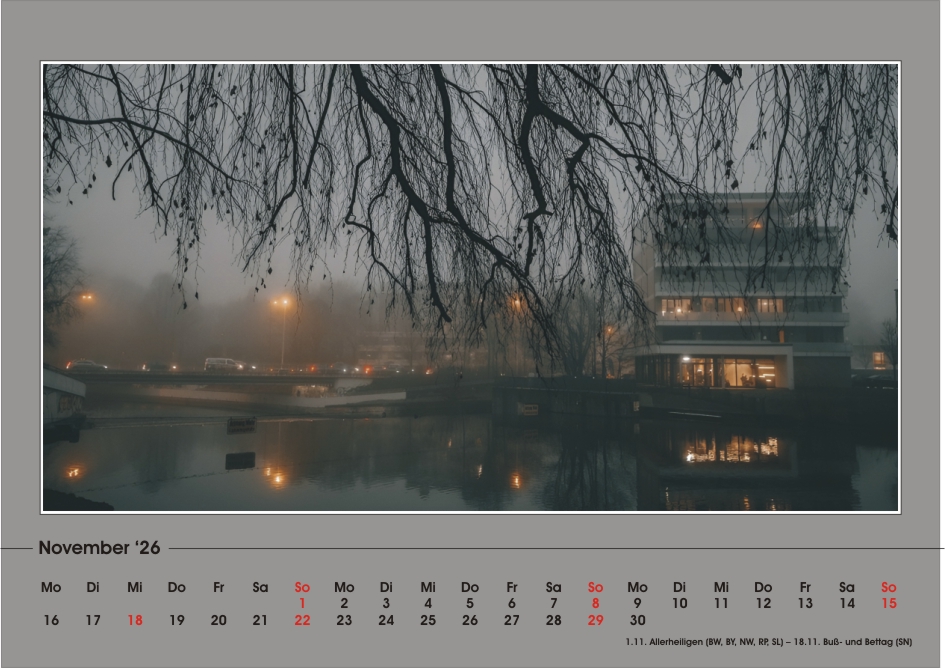 November Herford-Kalender 2026